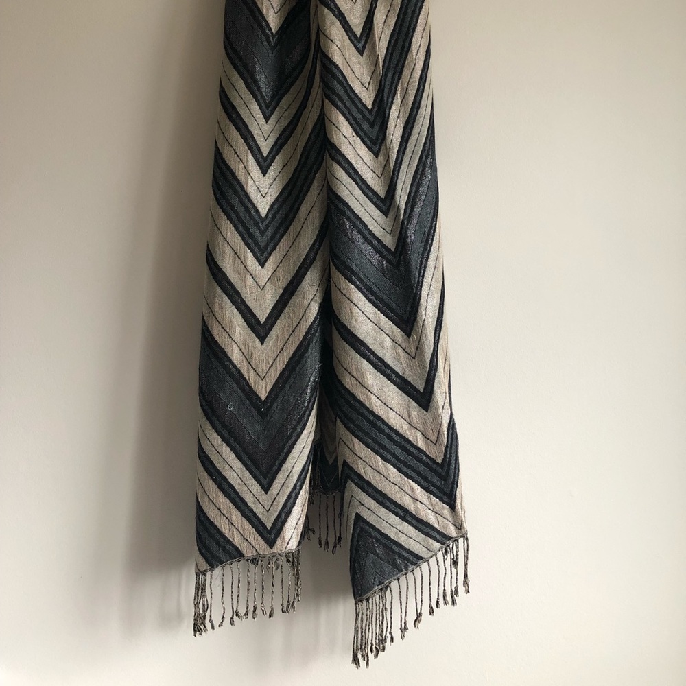 Anthropologie Silk Blend Scarf